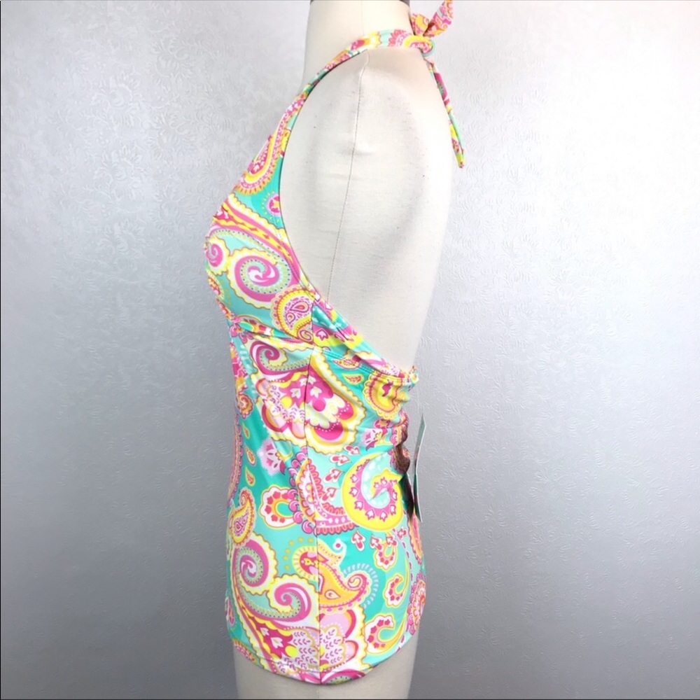 WB (wholesale boutique) Paisley Tankini Top - Picture 2 of 5